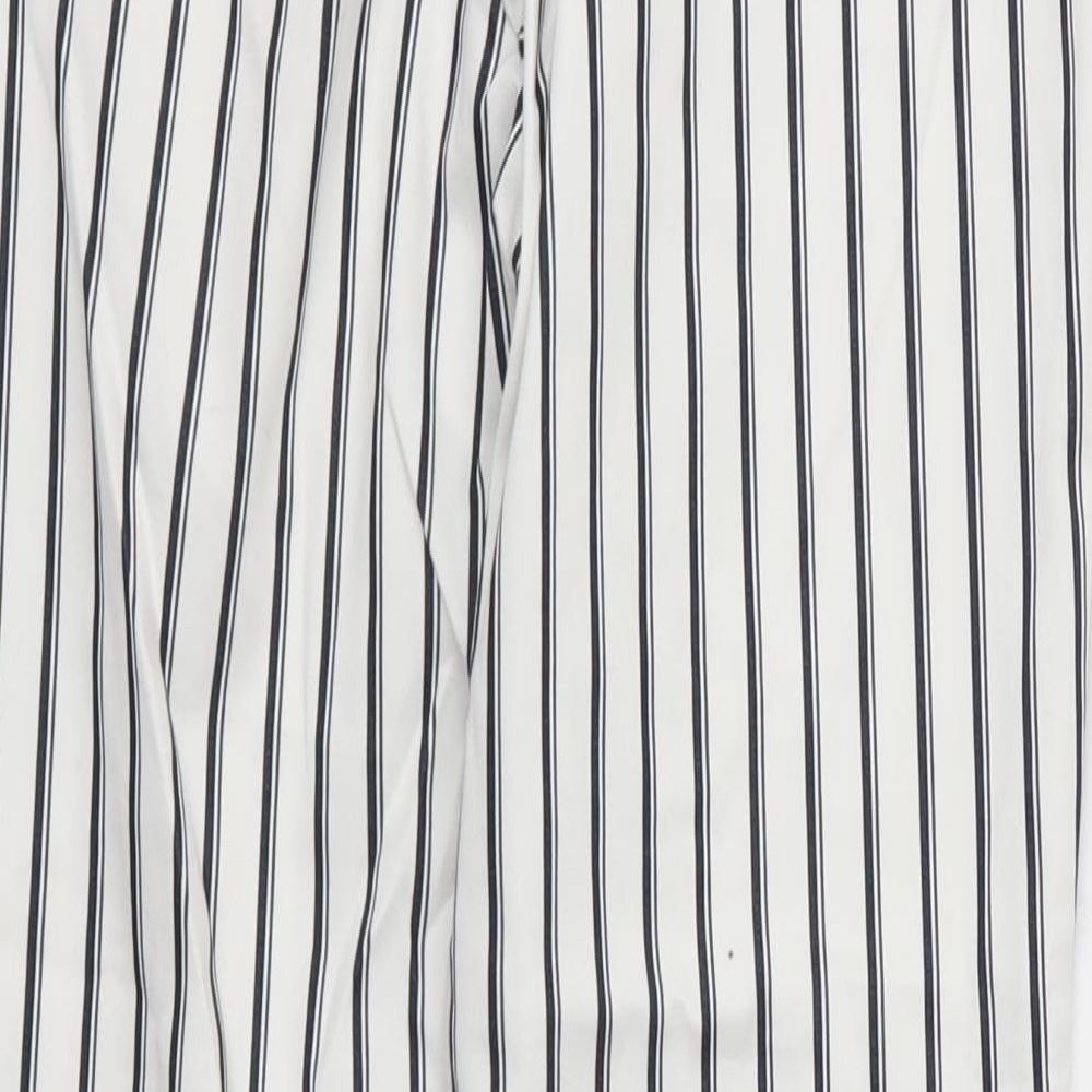 Womens UK Size 6 H&M Regular Fit White Trousers