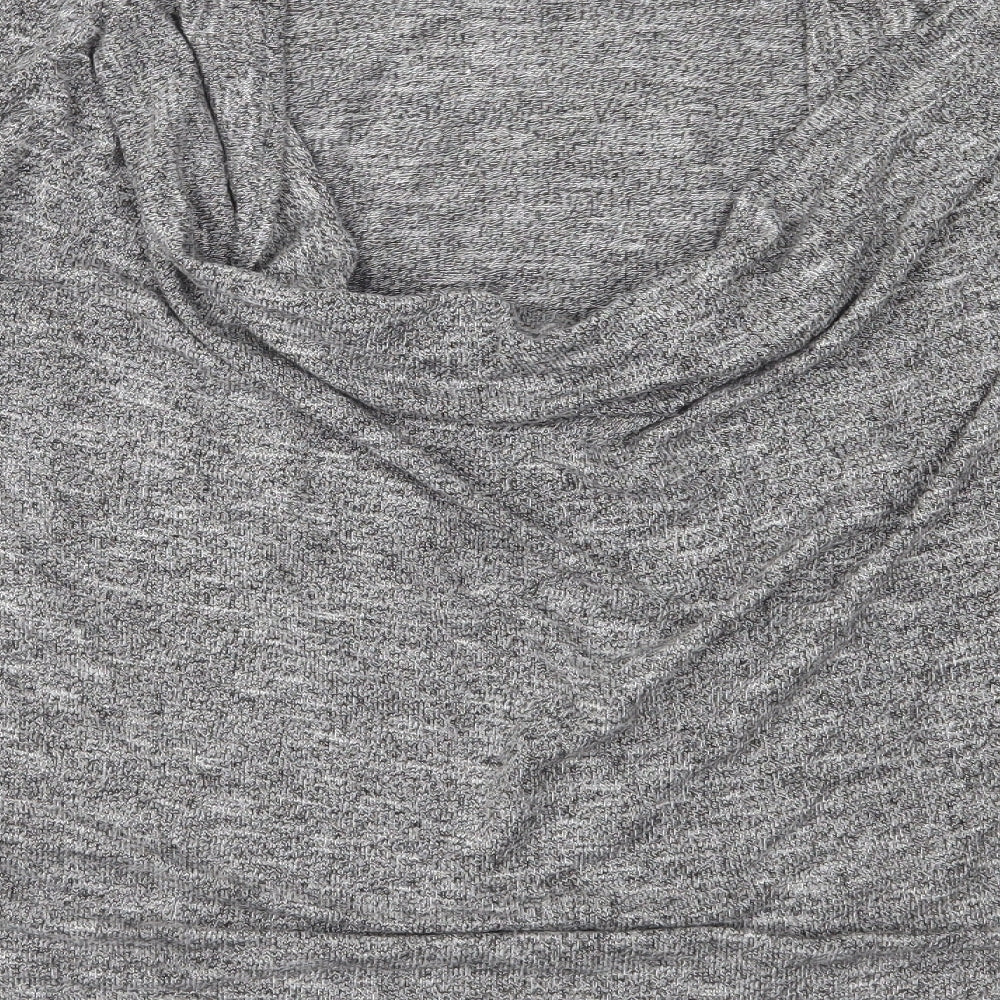 Womens UK Size 12 Atmosphere Grey Basic Blouse