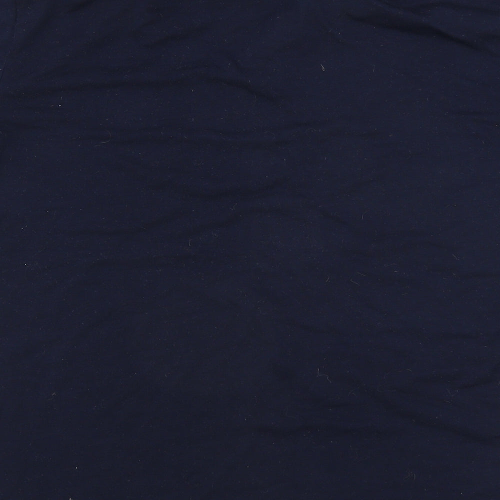 SheIn Womens Blue Basic Polo Size M