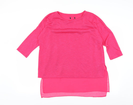 Preworn Womens Pink Pullover Jumper Size M