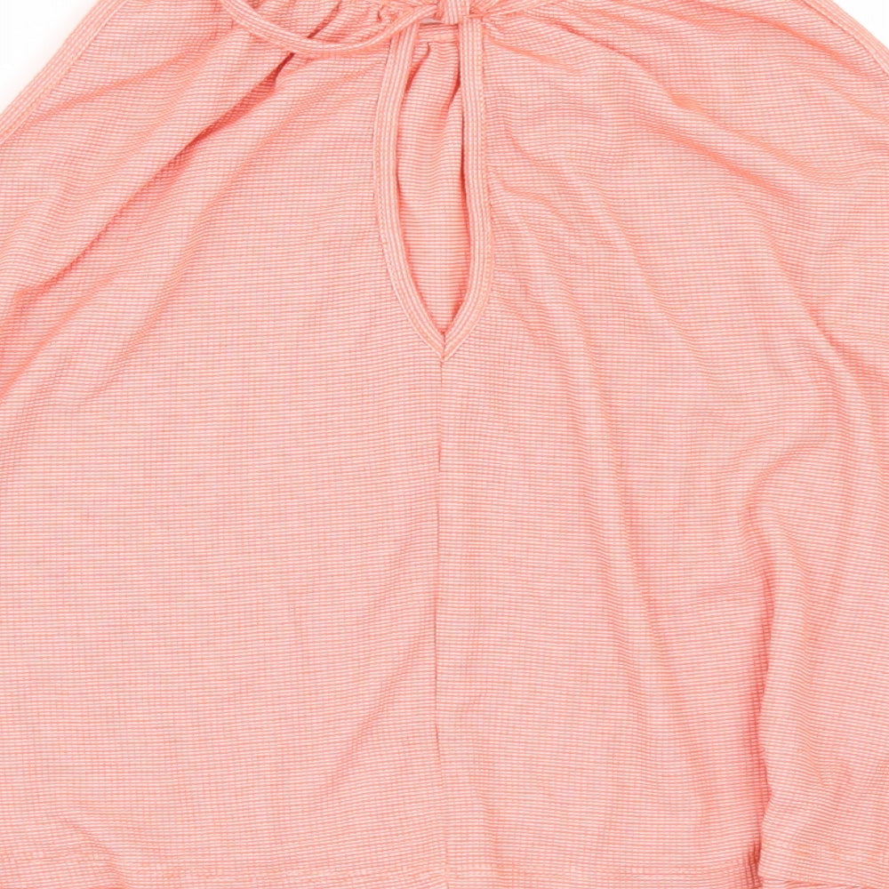 Primark Womens Orange Basic T-Shirt Size 10