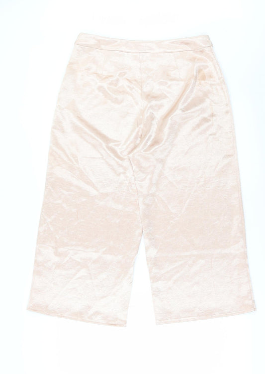 Miss Selfridge Womens Orange   Culotte Shorts Size 12