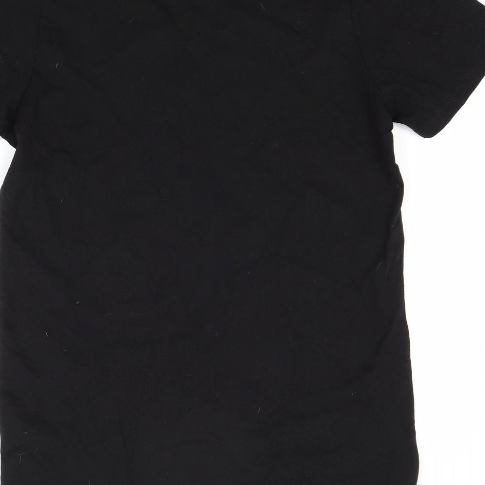 Preworn Mens Black T-Shirt Size S
