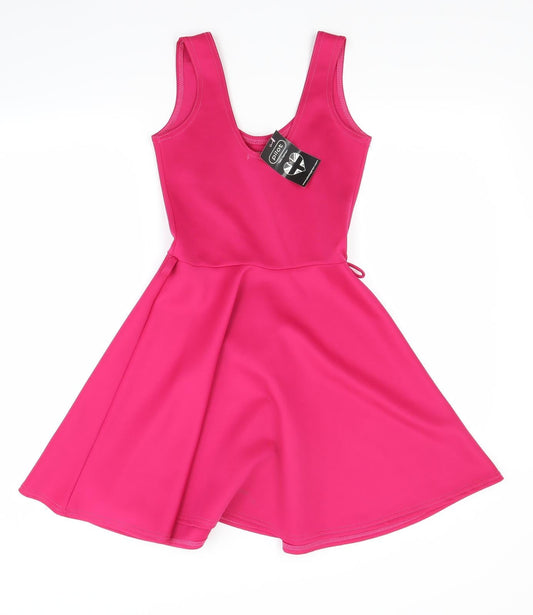 Womens UK Size 8 Pilot Pink Tunic Tank