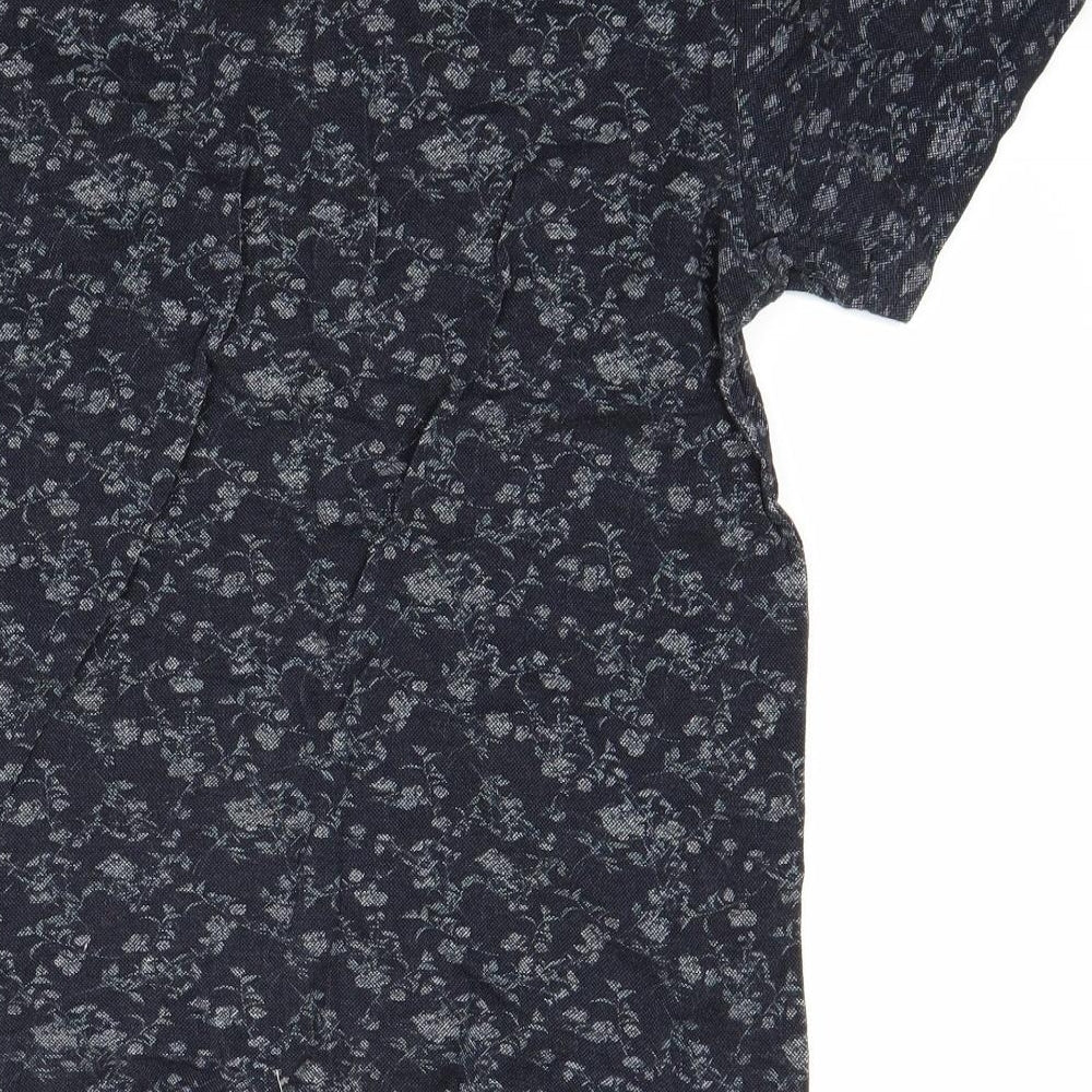 Womens UK Size S NEXT Blue Basic T-Shirt