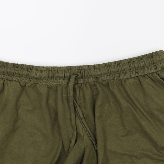 Atmosphere Womens Green   Paperbag Shorts Size 10