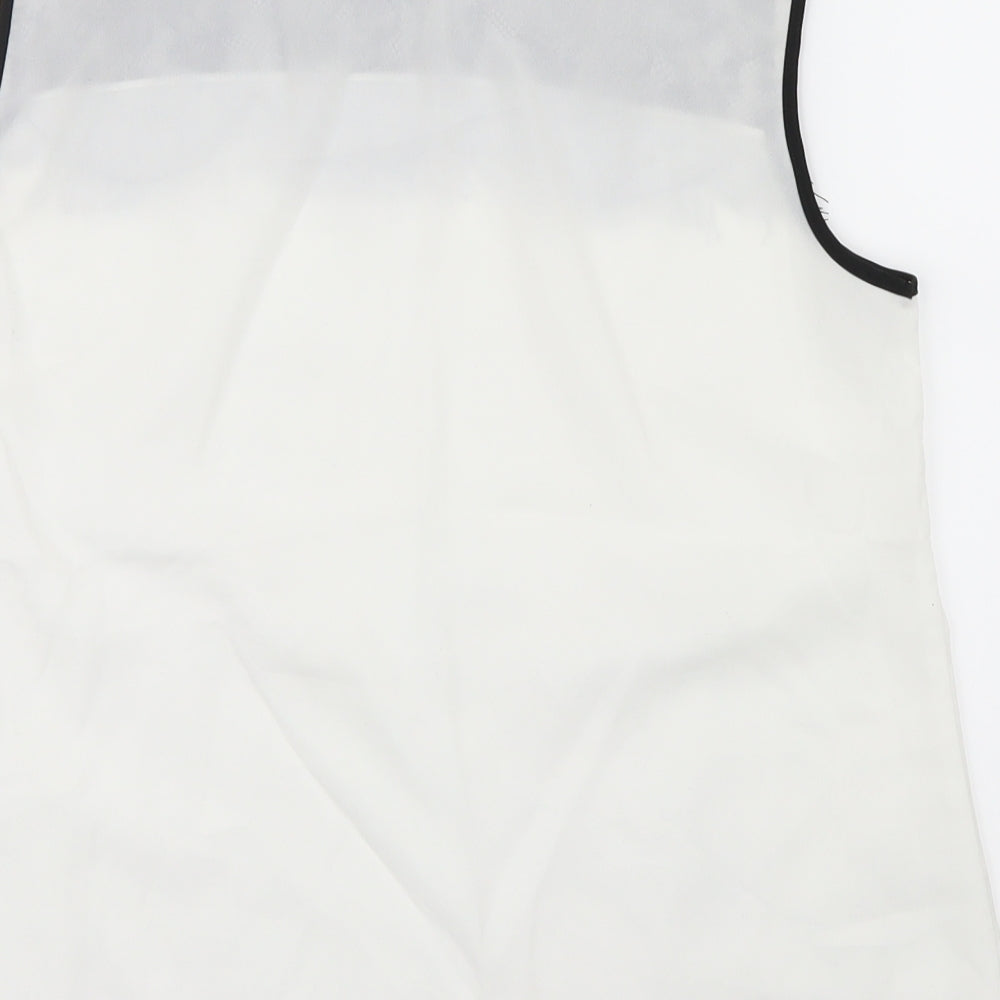 Womens UK Size 10 George White Basic Blouse