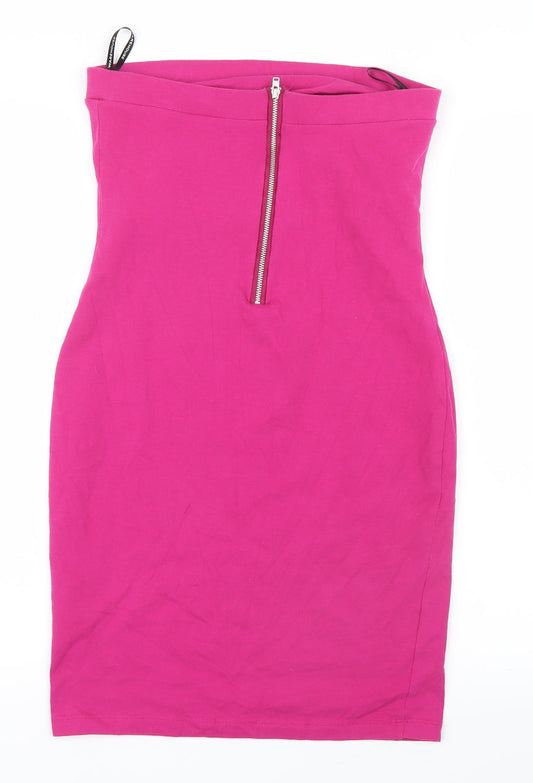 Warehouse Womens Pink Bodycon Size 10