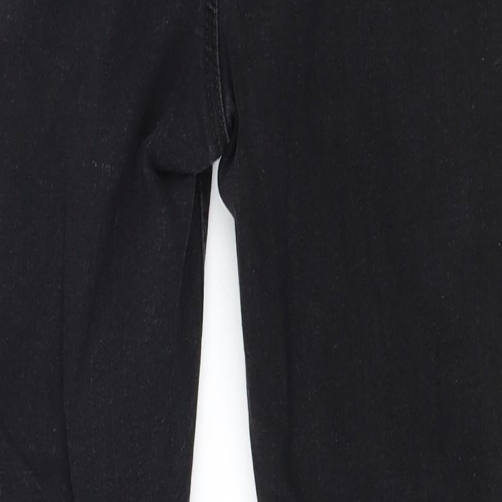 Denim & Co. Womens Black Denim Skinny Jeans Size 10 L27 in