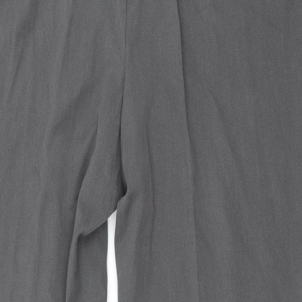 Marks and Spencer Mens Grey Trousers Size 18 L29 in
