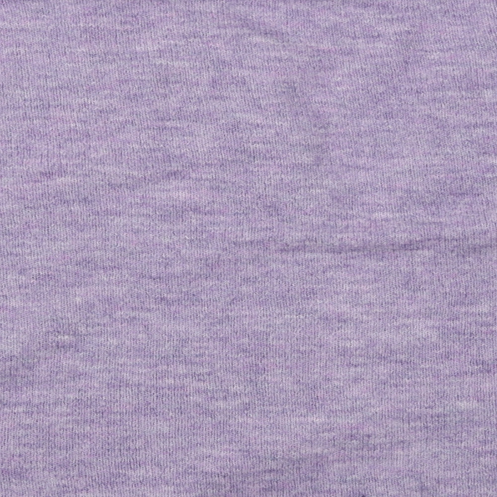 H&M Womens Purple Knit Cardigan Jumper Size M