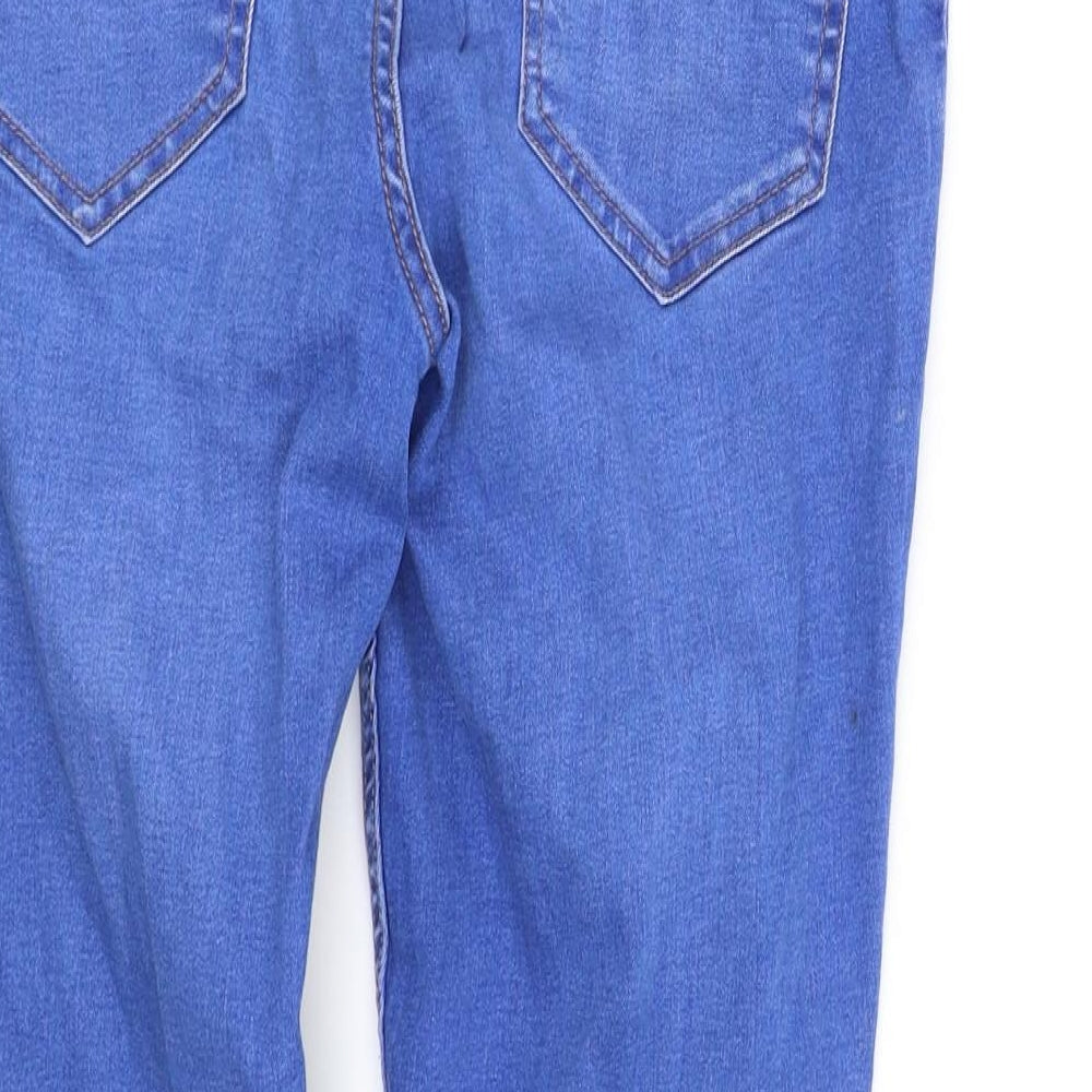 Womens UK Size 10 pre worn Regular Fit Straight Blue Jeans