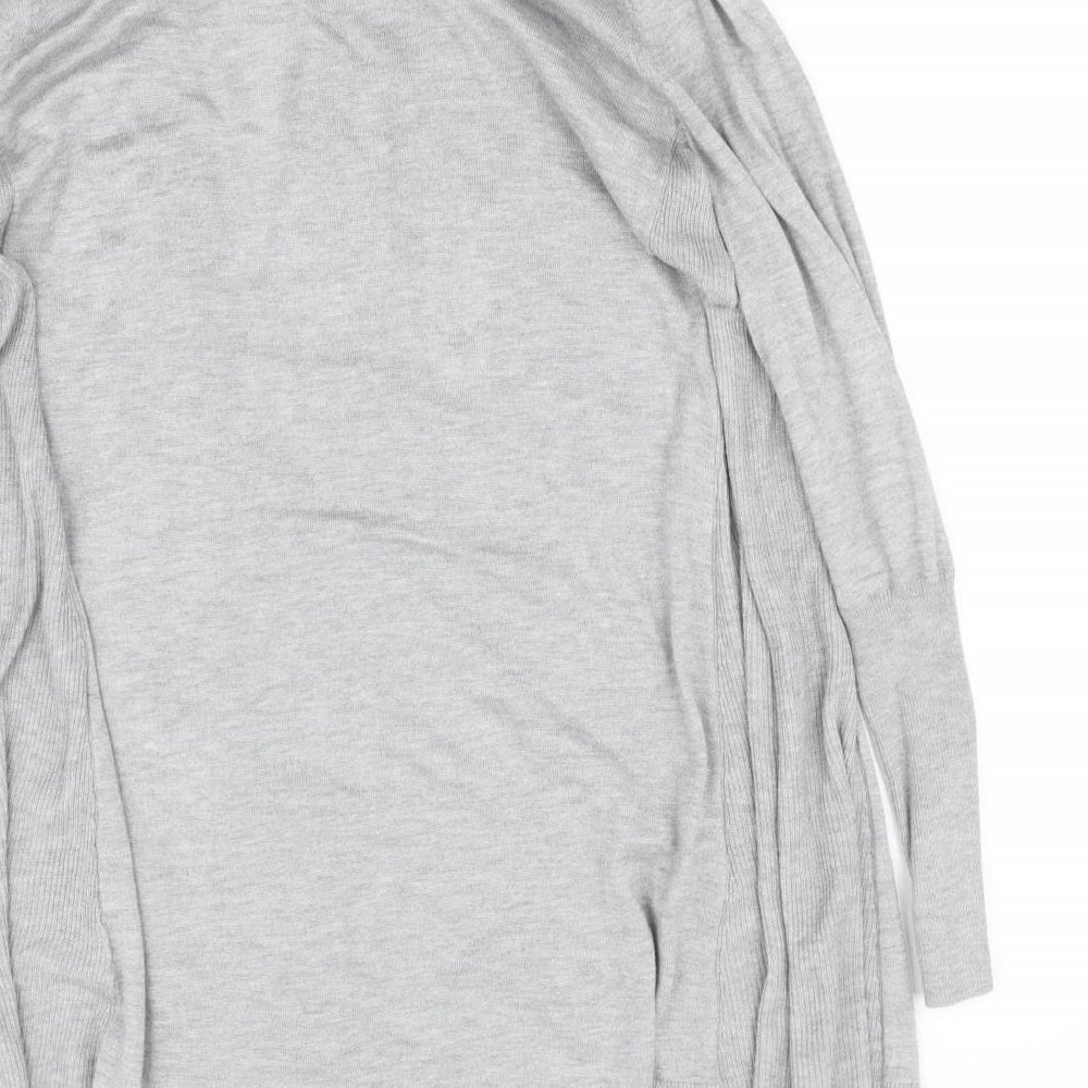 m&s Womens Grey Cardigan Jumper Size 12
