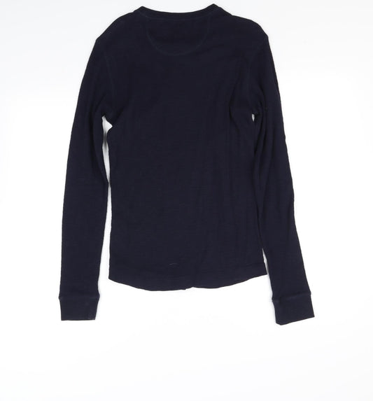 Womens UK Size XS NEXT Blue Basic Blouse