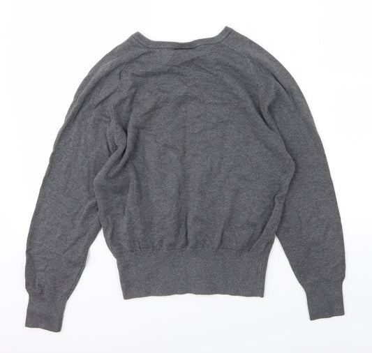 Trutex Mens Grey Knit Pullover Jumper Size S