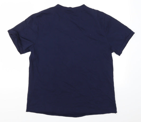 Preworn Mens Blue T-Shirt Size L
