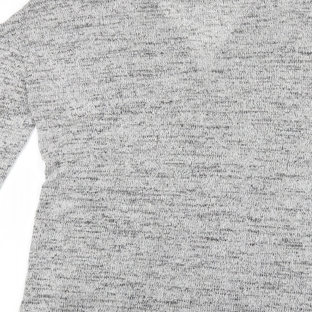 H&M Womens Grey Cardigan Jumper Size S
