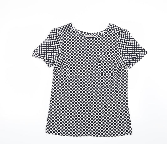 Womens UK Size XS Gap Blue Basic Blouse