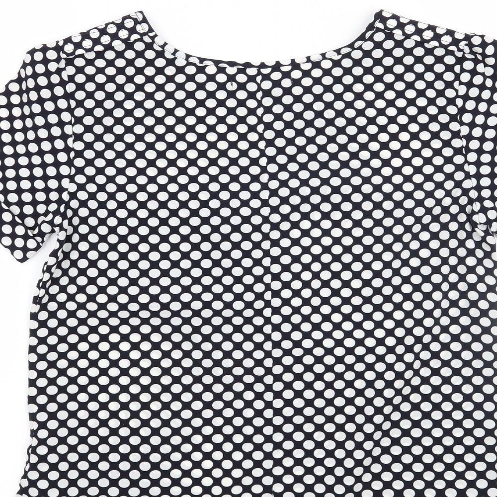 Womens UK Size XS Gap Blue Basic Blouse