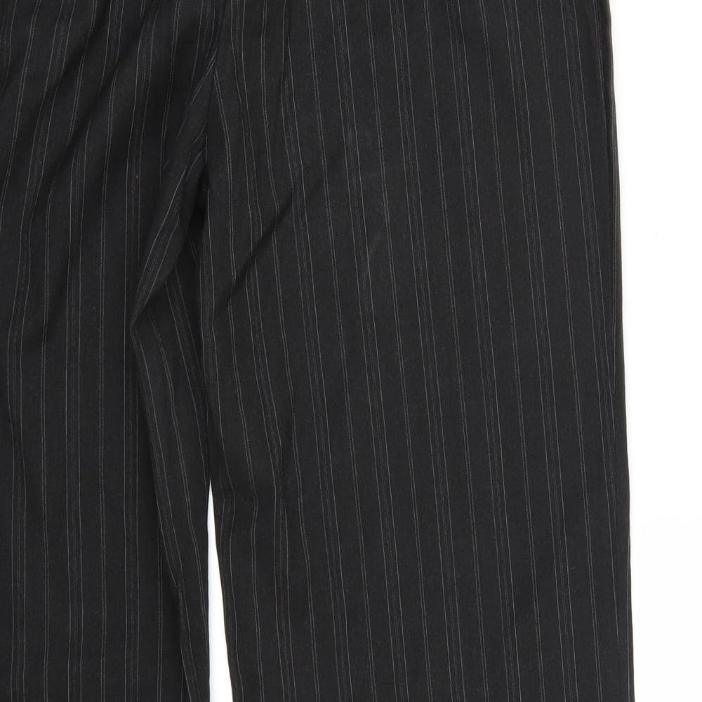 Womens UK Size 12 Marks and Spencer Regular Fit Black Trousers