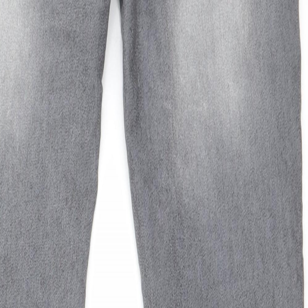 Womens UK Size 26 in Preworn Regular Fit Straight Grey Jeans