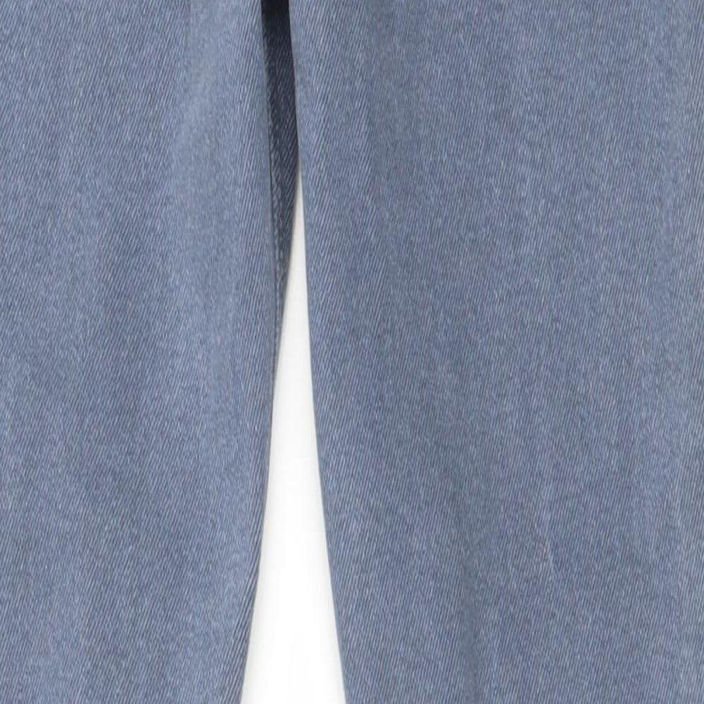 Womens UK Size 8 Preworn Regular Fit Skinny Blue Jeans