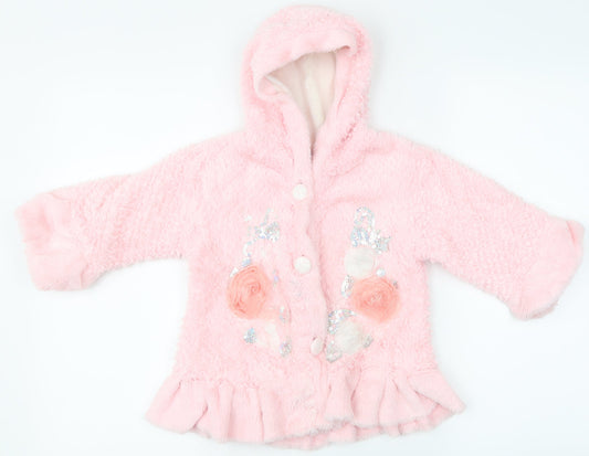 Acme Girls Pink Jacket Size 6 Years