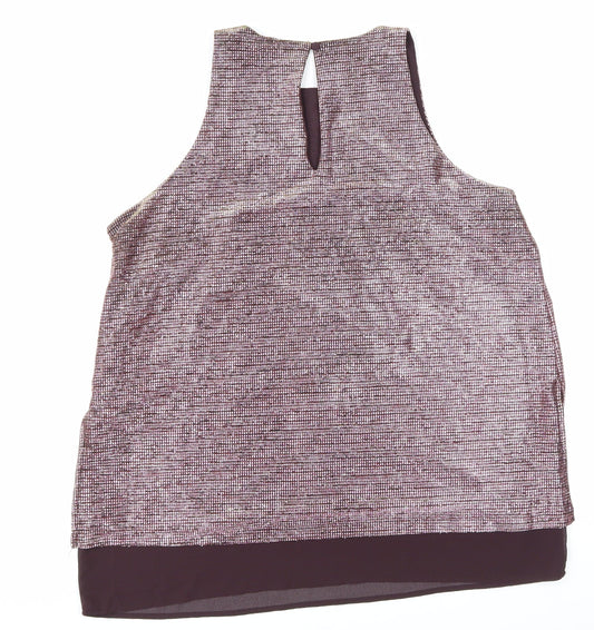 Womens UK Size 16 NEXT Pink Basic T-Shirt