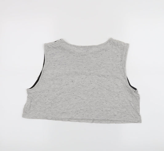 Topshop Womens Grey Basic Tank Size 10