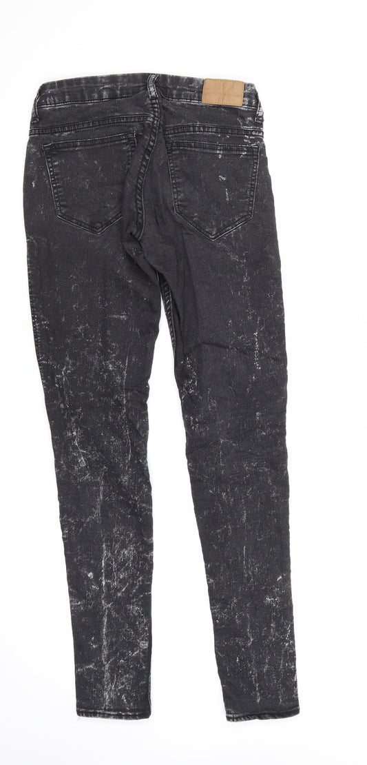 Denim & Co. Womens Black Straight Jeans Size 6 L30 in