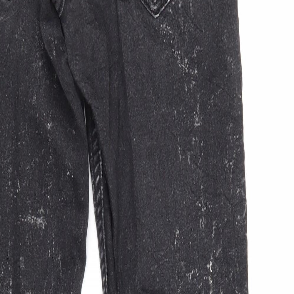 Denim & Co. Womens Black Straight Jeans Size 6 L30 in