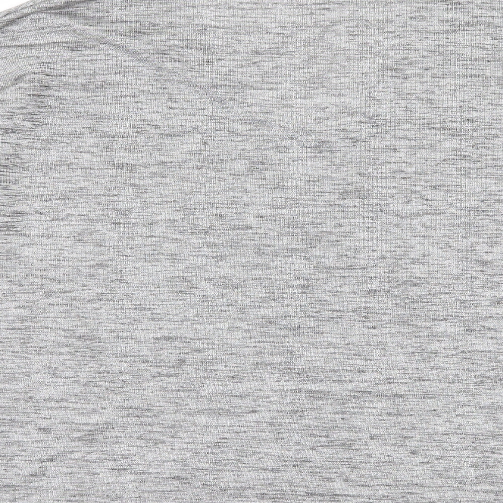 Papaya Womens Grey Basic T-Shirt Size 14