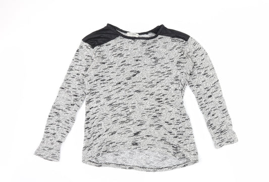 Pull&Bear Womens Grey Pullover Jumper Size S
