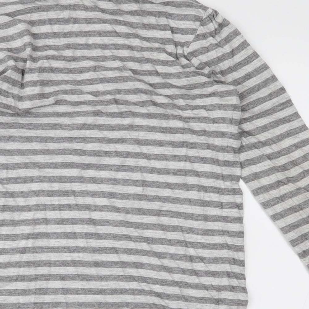 NEXT Boys Grey Striped Basic Casual Size 7 Years