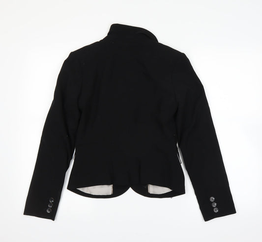 Womens UK Size 8 H&M Black Jacket