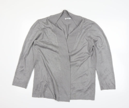 Damart Womens Grey Cardigan Jumper Size 14