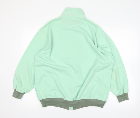 fabrizio Womens Green Full Zip Jumper Size M