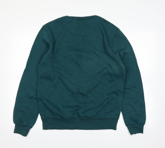 Easy Mens Green Pullover Jumper Size M