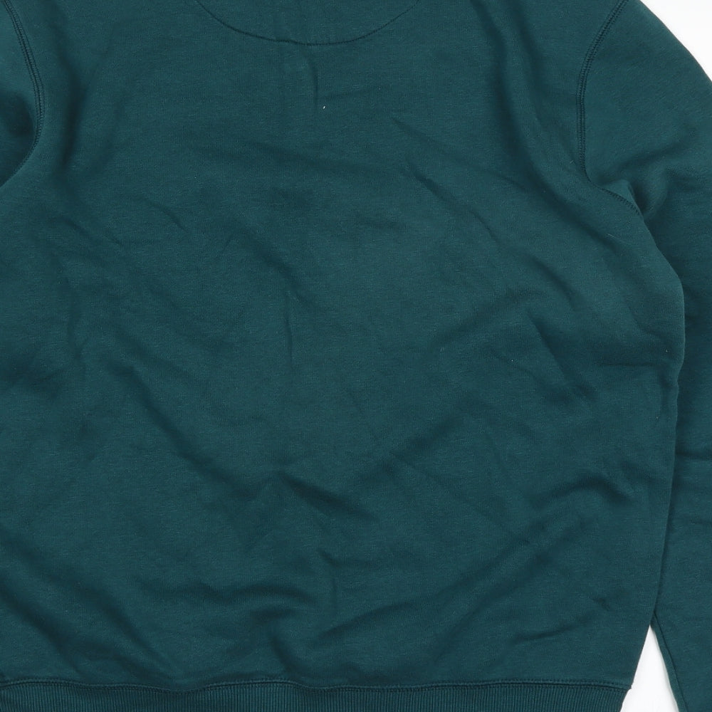 Easy Mens Green Pullover Jumper Size M