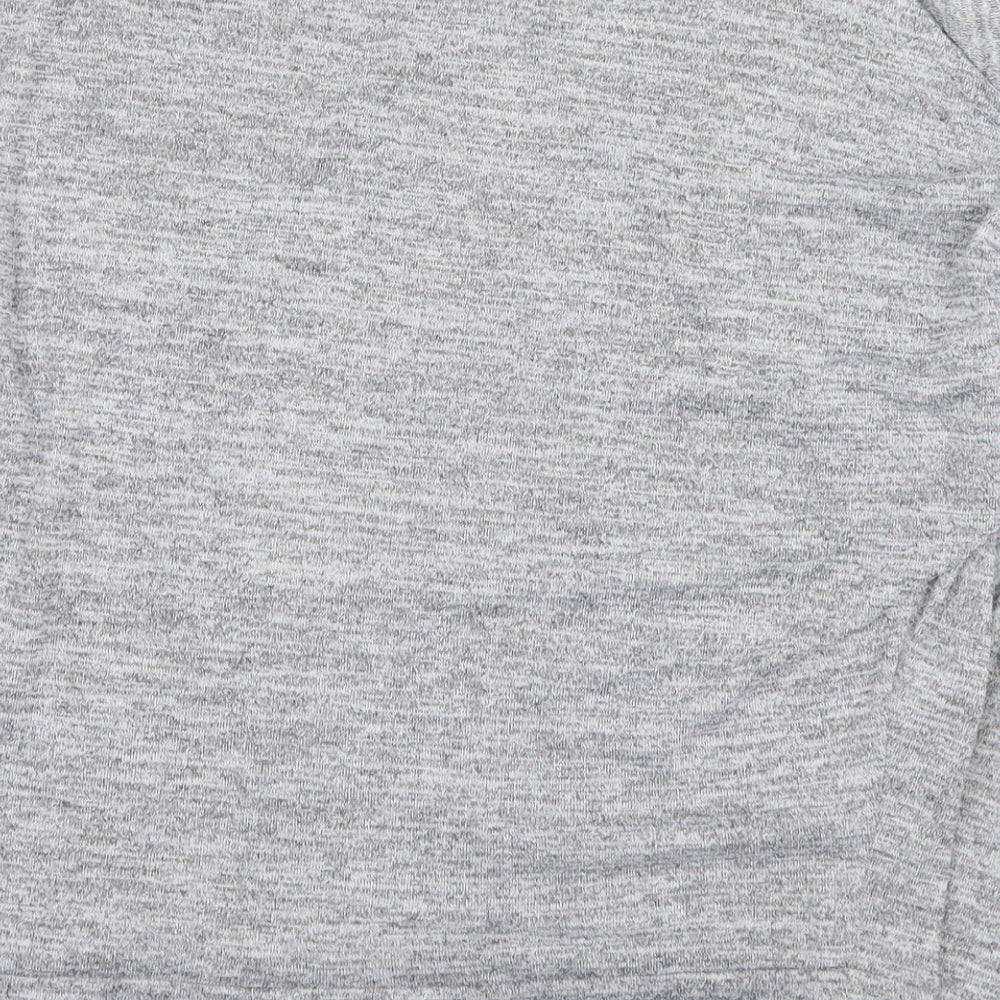 new look Girls Grey Pullover Jumper Size 14-15 Years - holes on shoulder