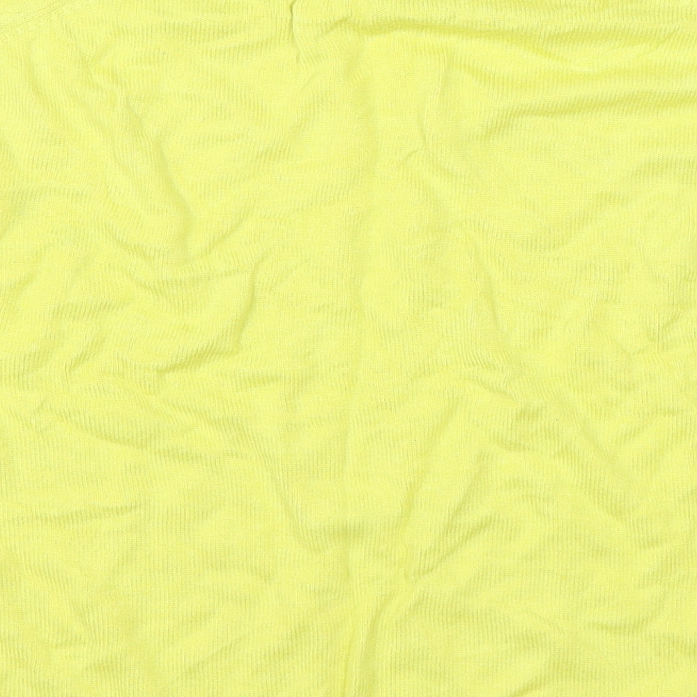 New Look Womens Yellow Pullover Jumper Size 16