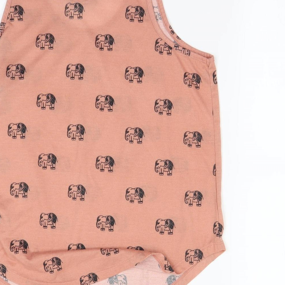 Womens UK Size 10 Atmosphere Pink Basic Tank