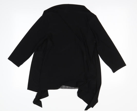 BM Womens Black Basic Blouse Size 12