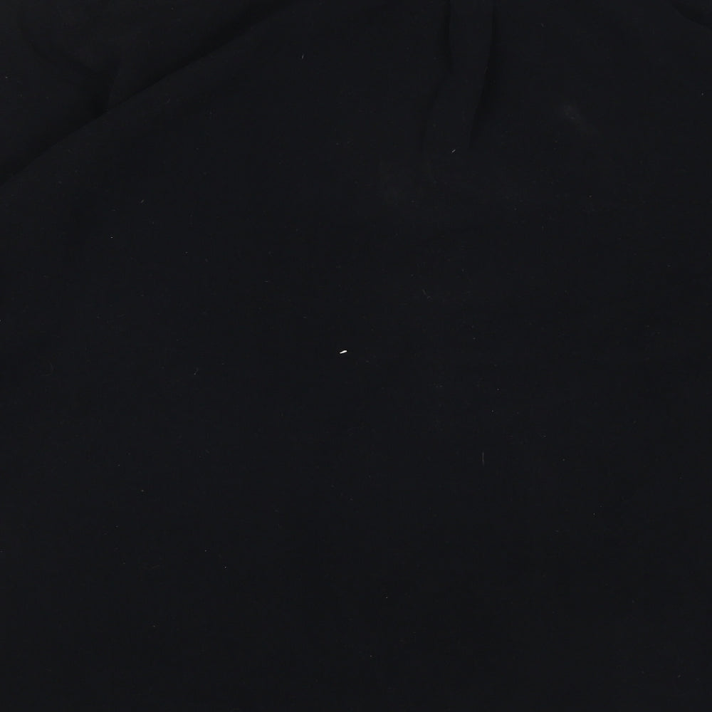 Mens UK Size M Giorgio Black Button-Up Long Sleeve Casual Shirt