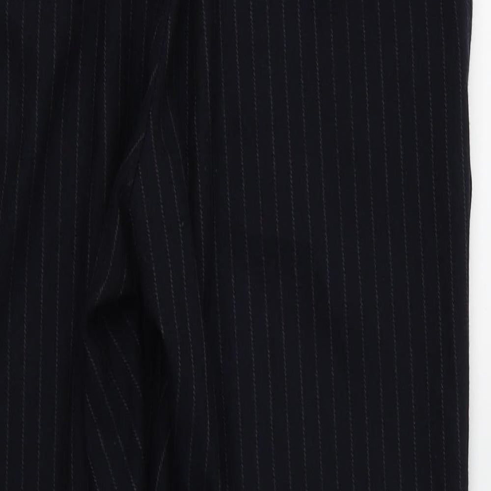 Womens UK Size 14 H&M Regular Fit Dress Pants Blue Trousers