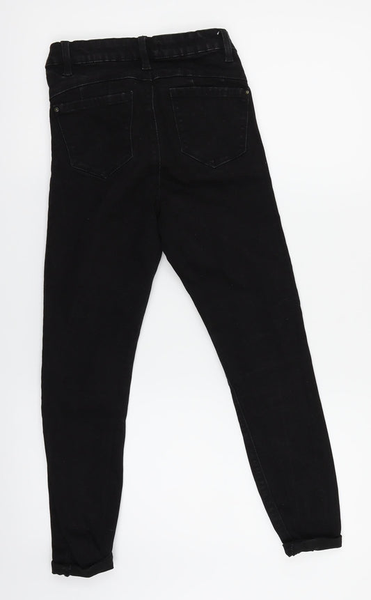 Denim & Co. Womens Black Skinny Jeans Size 6 L28 in