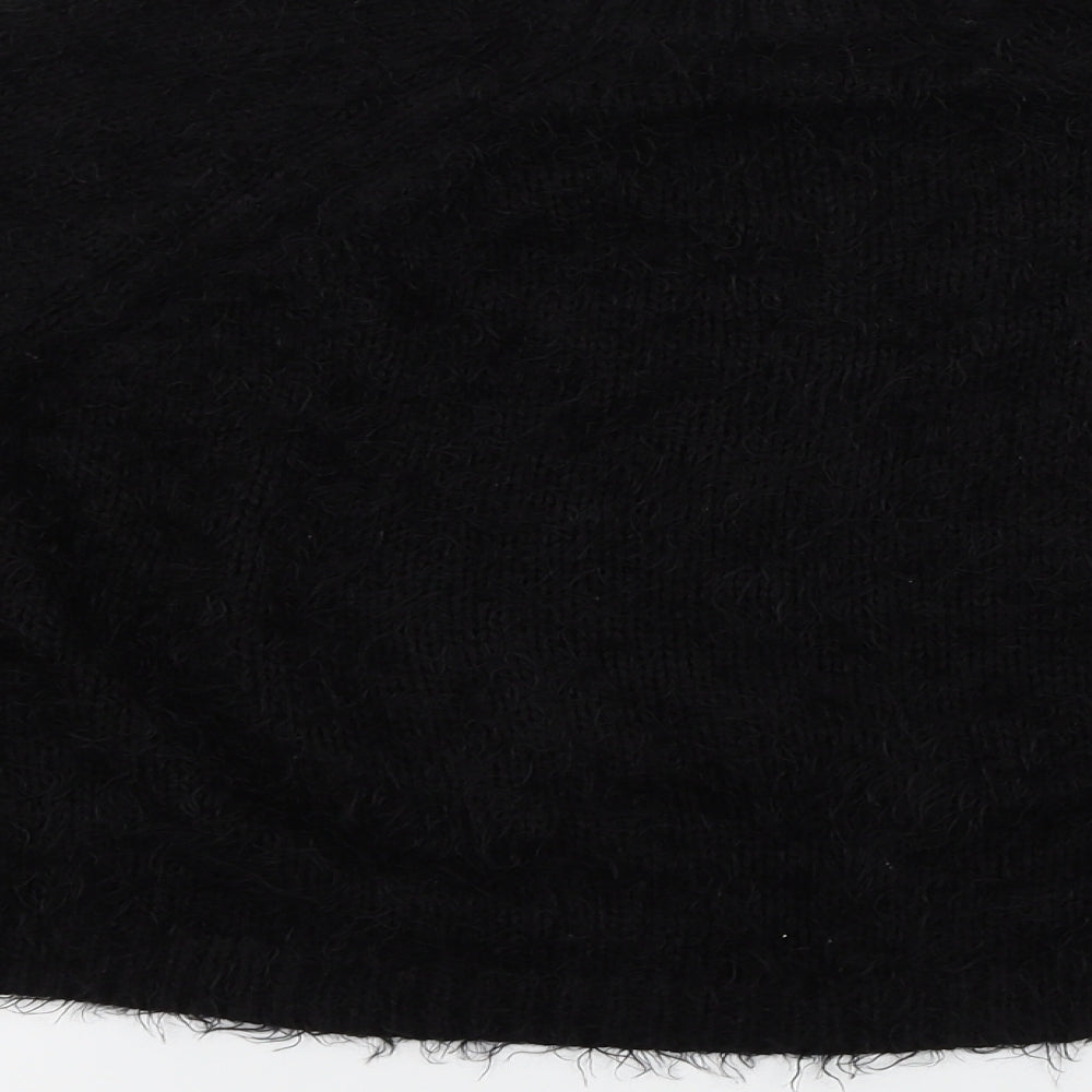 Preworn Womens Black Pullover Jumper Size 12