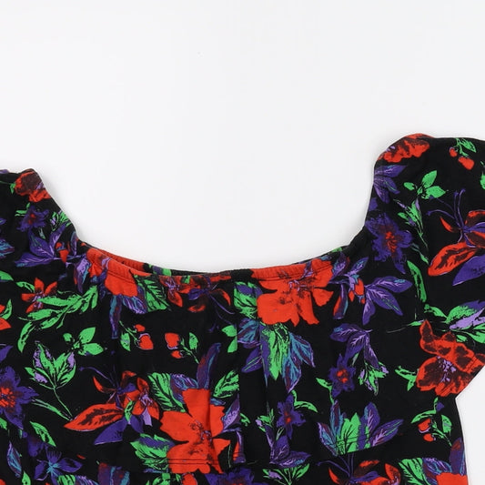 Womens UK Size 6 Atmosphere Multicoloured Basic Blouse