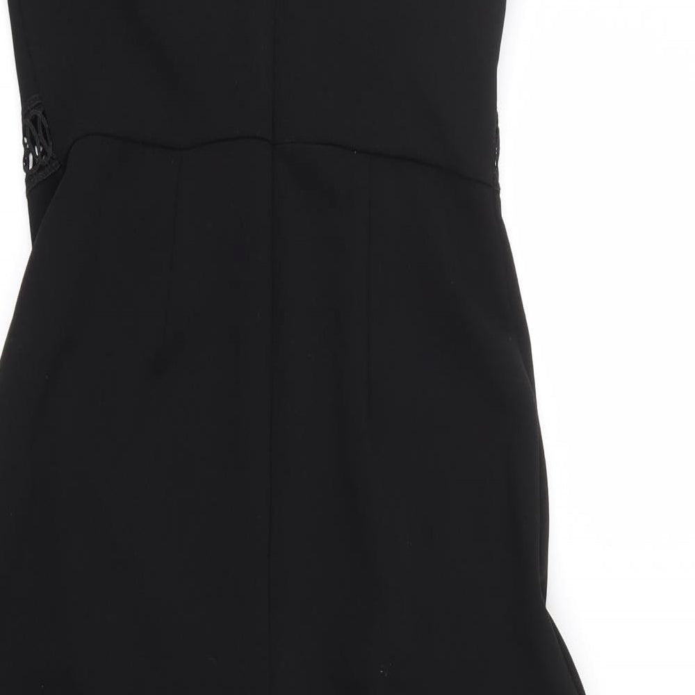 New Look Womens Black Jumpsuit One-Piece Size 6 L18 in