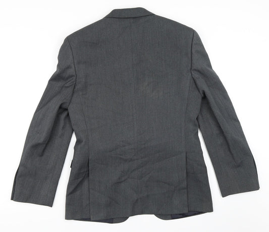 Mens UK Size 36 Burton Regular Grey Suit Jacket